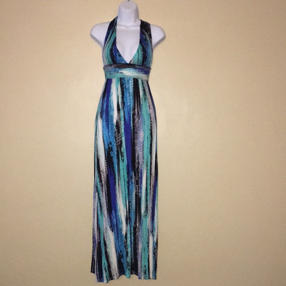 Aqua Maxi Dress Size XS
